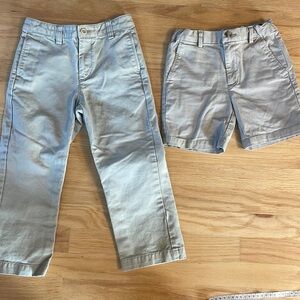 Kids Kaqui Pants and Shorts Set